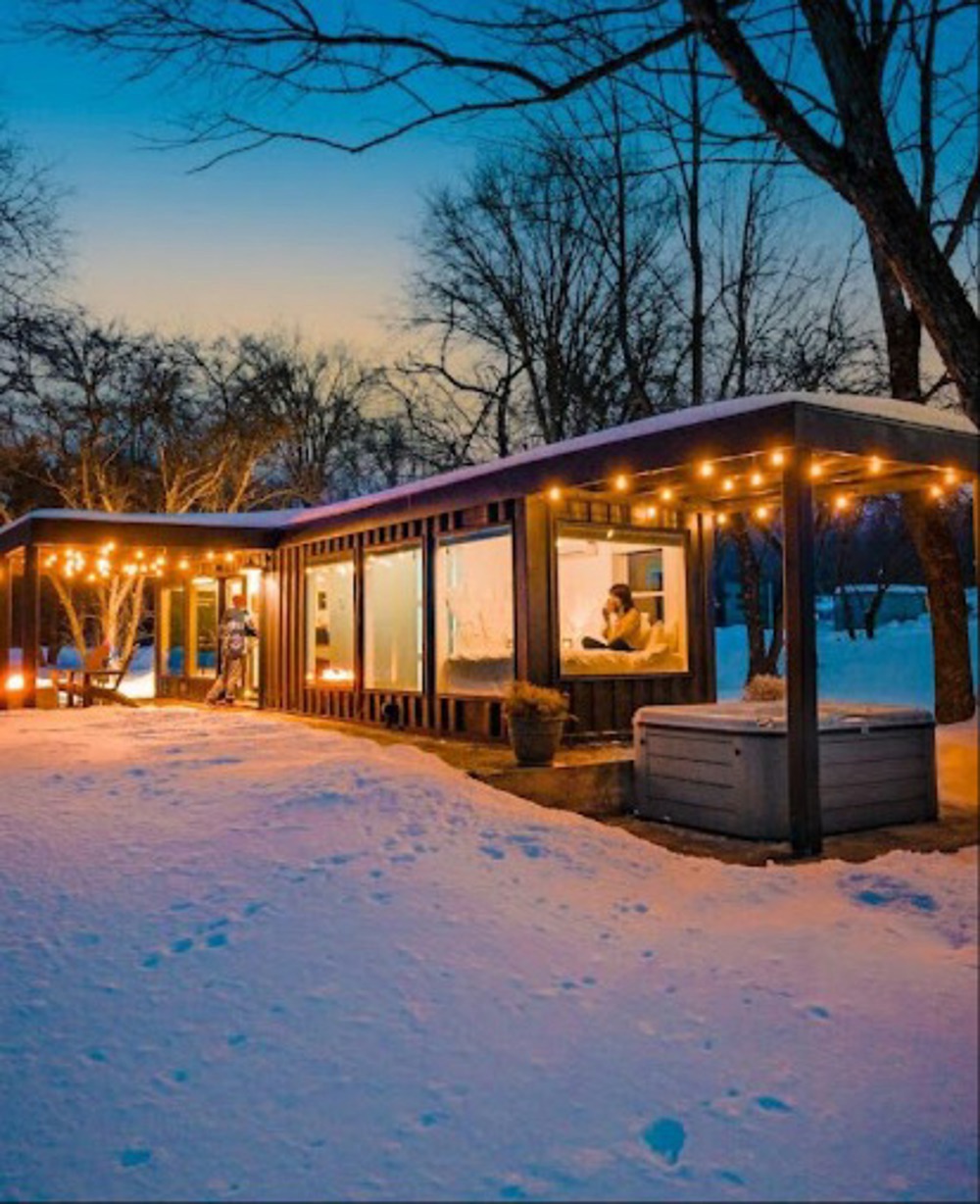 Containere de locuit in sezonul rece – confortul nu ia pauza iarna