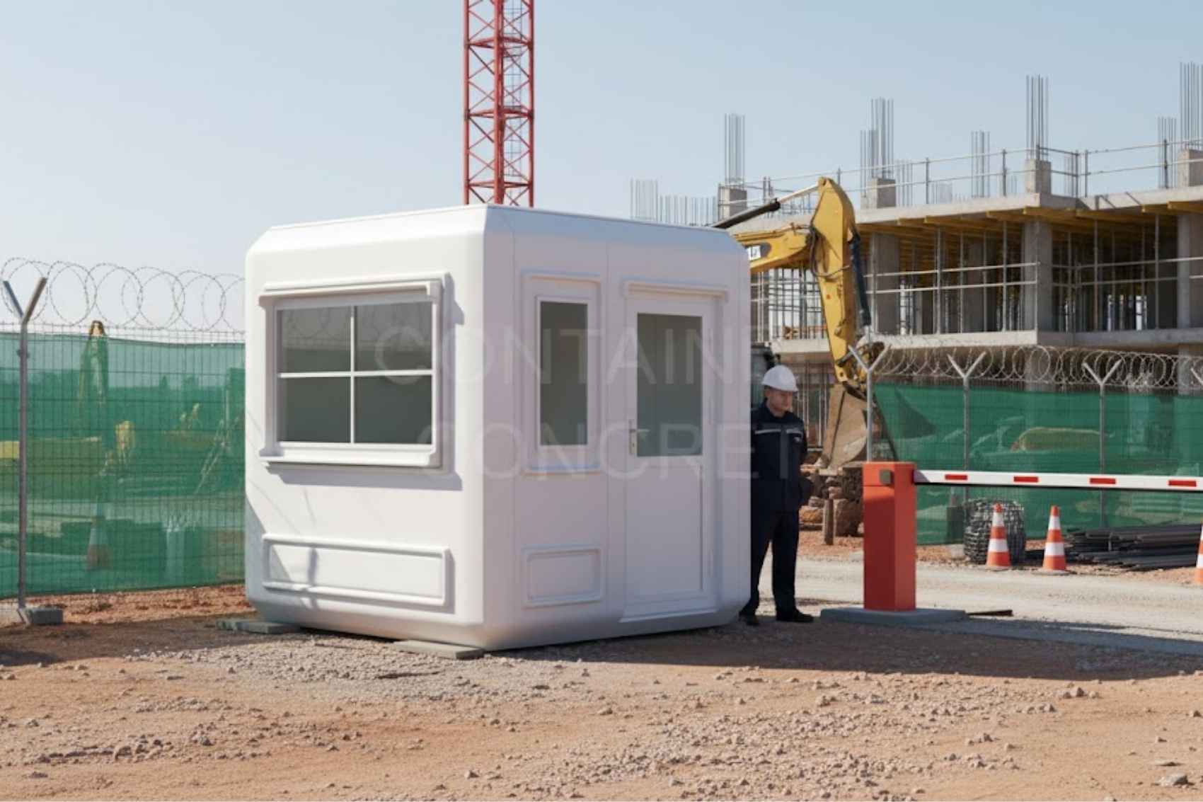 Eficienta si siguranta in santier: De ce sa investesti in containere paza de calitate