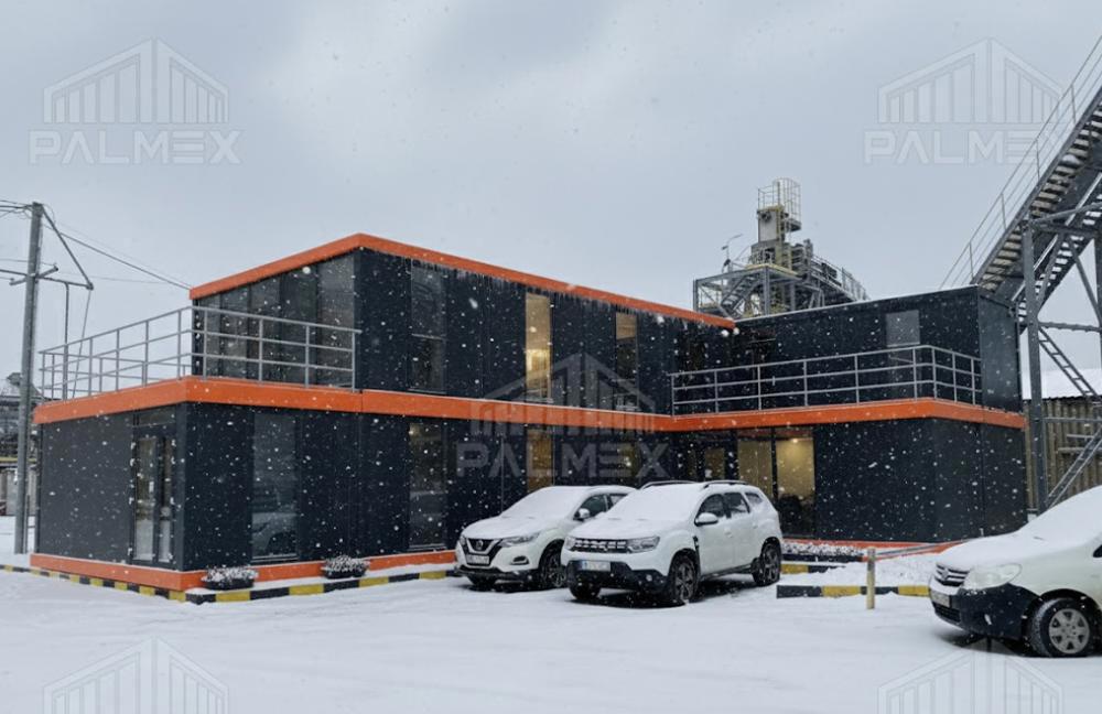 Containere birou – un spatiu de lucru care ramane activ chiar si iarn