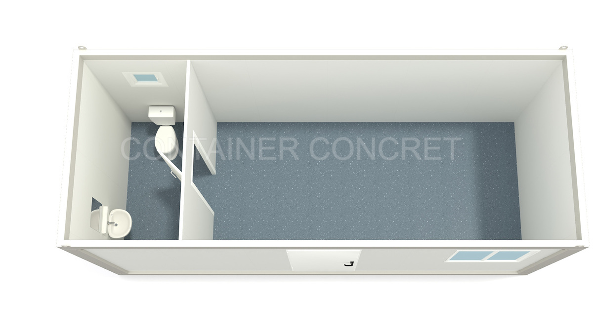Container de Locuit 6m cu WC