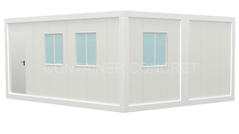 Container Modular 6x4.8m cu 1 Usa si 3 Ferestre 