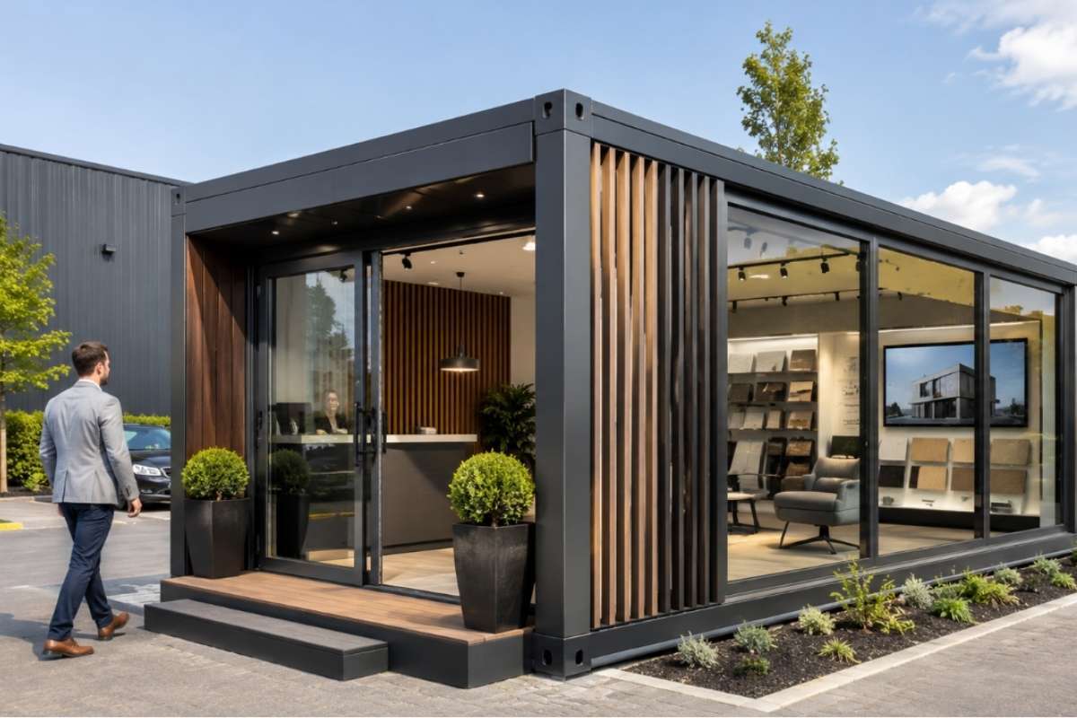 Showroom si Receptie: Cum Poti Folosi Containere de Birou pentru a Impresiona Clientii