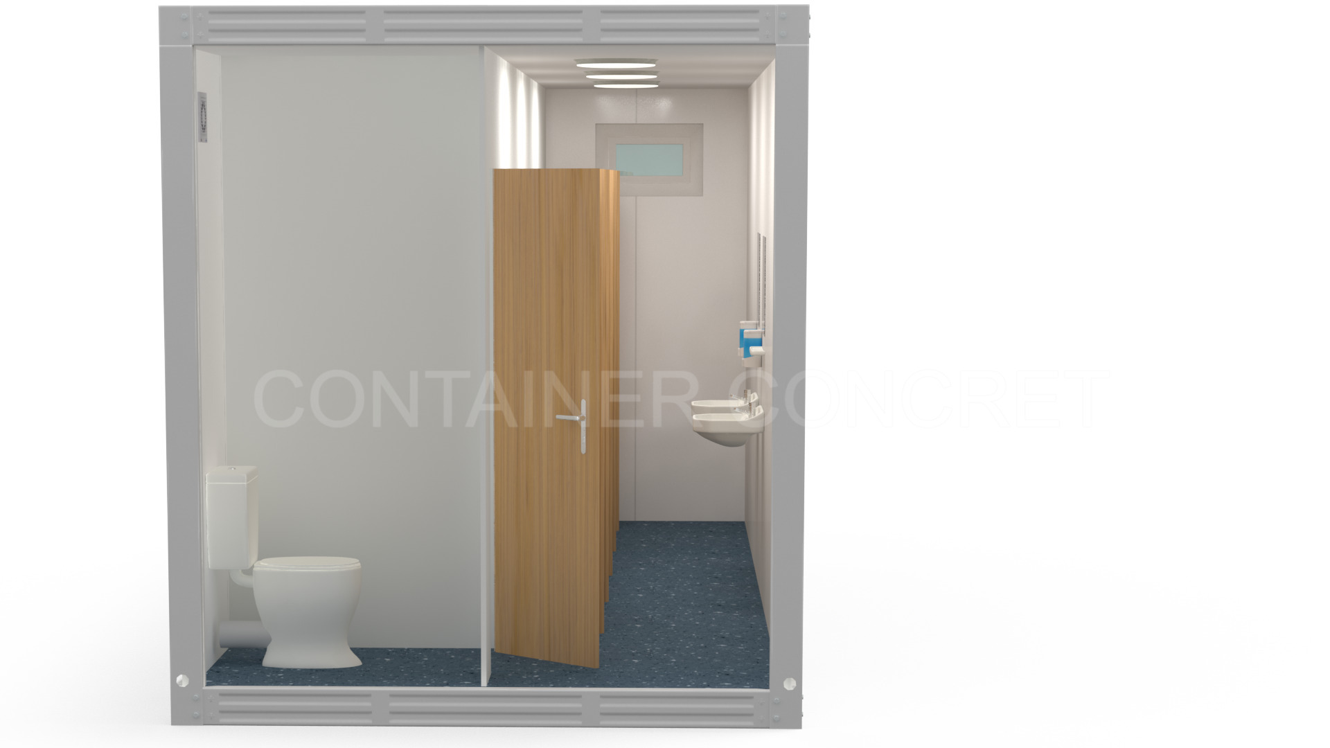 Container Sanitar 6m cu 6 WC