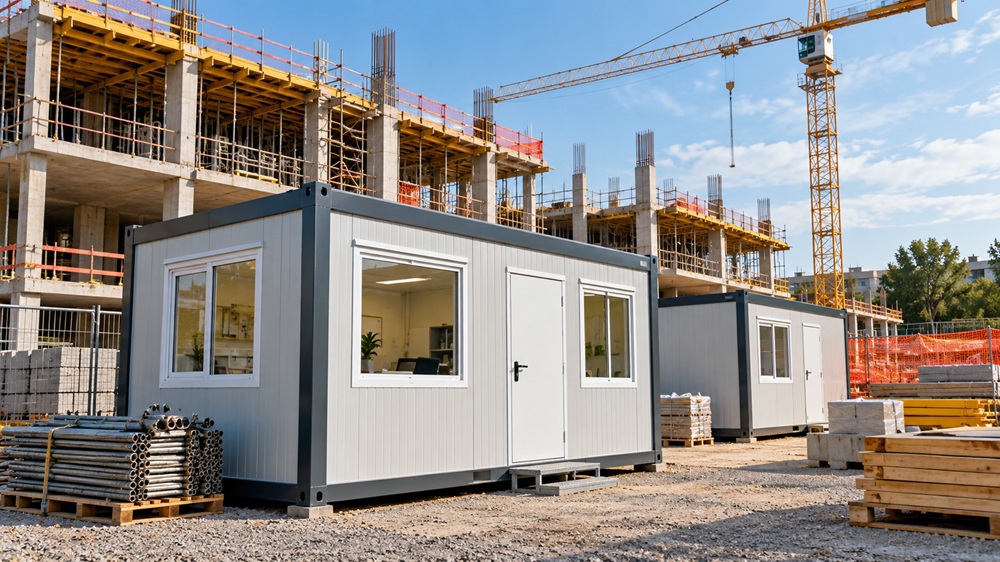 7 avantaje ale utilizarii de containere de santier in proiectele de constructii