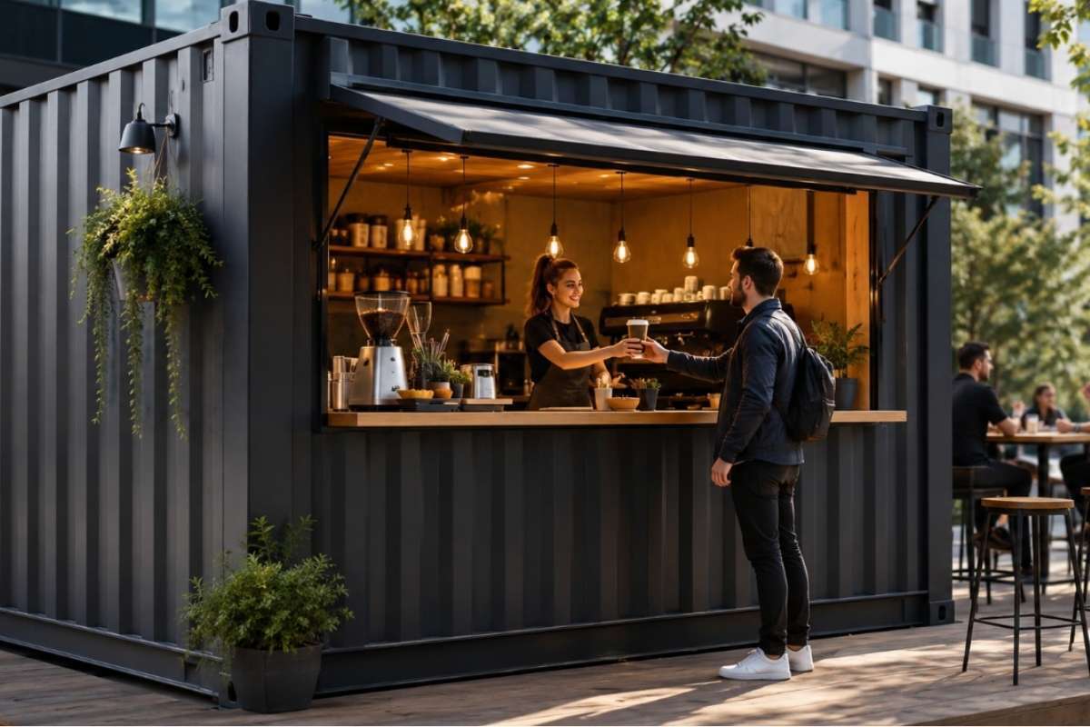Container Coffee Shop: Cum sa-ti Deschizi o Cafenea cu un Container de Vanzare