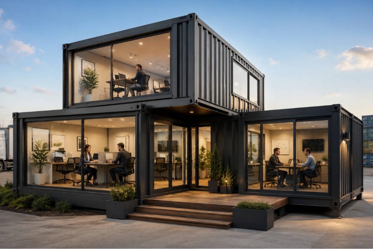 Containere de Birou: Viitorul Workspace-urilor Mobile si Modulare?
